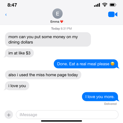 story 3 imessage moment