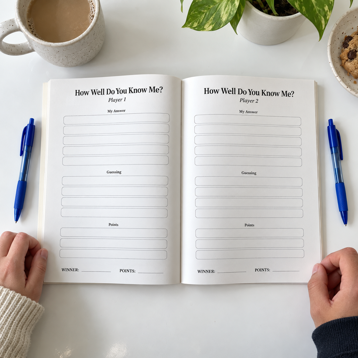 Inside: How Well Do You Know Me? — Player 1 vs Player 2
