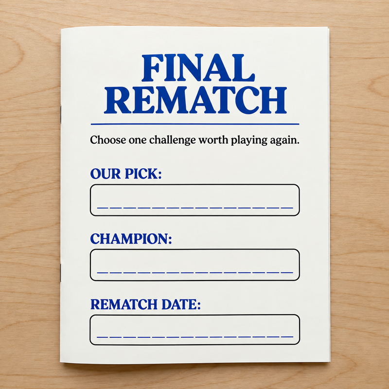 Final Rematch — a page from the book